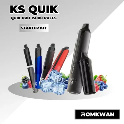 ks quik pro 15000 puffs พอตใช้แล้วทิ้งรุ่นใหม่